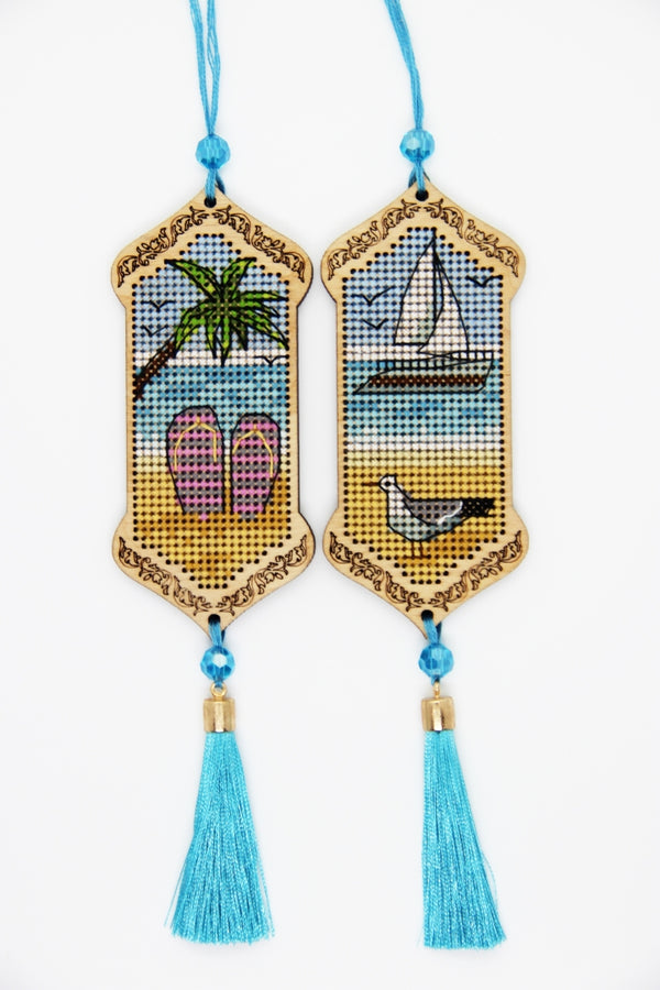 DIY Cross stitch kit on wood