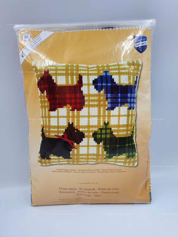 DIY Cross stitch cushion kit