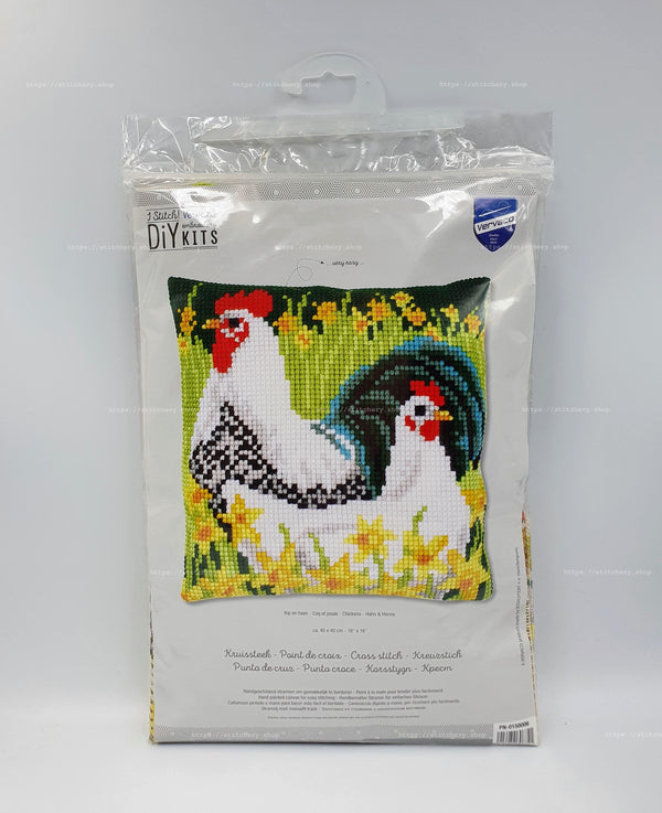 DIY Cross stitch cushion kit