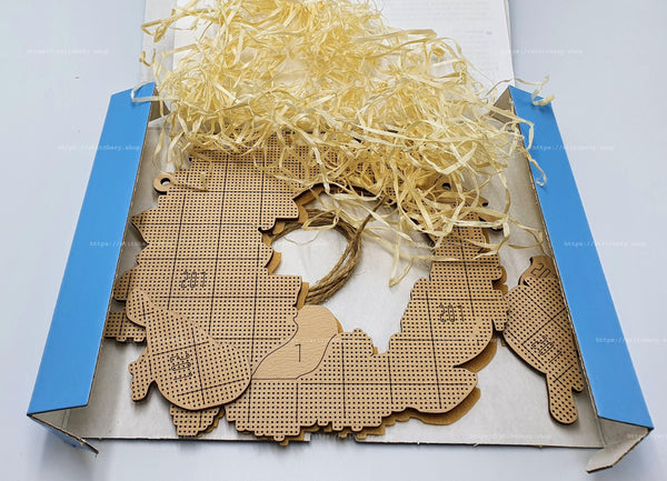 DIY Beaded Door Wreath Kit