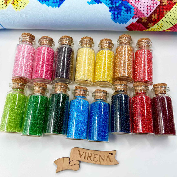 DIY Bead embroidery cushion cover kit