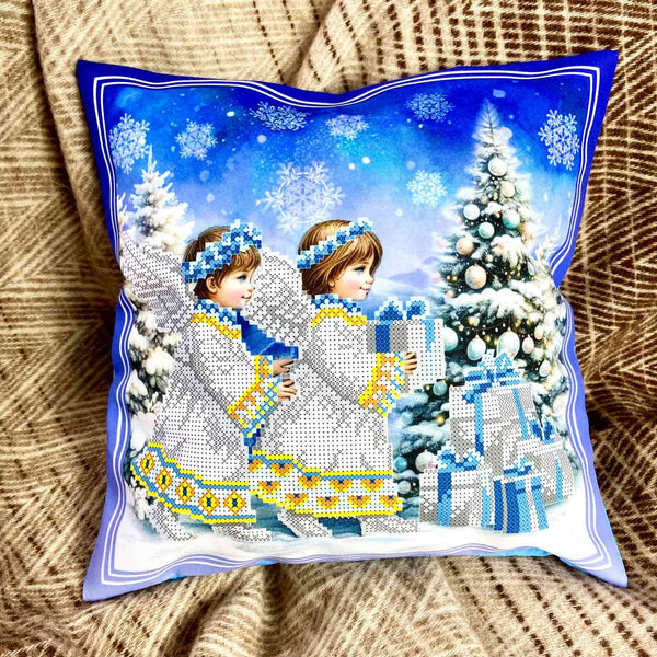 DIY Bead embroidery cushion cover kit