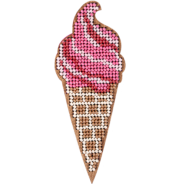 DIY Beaded embroidery on wood kit