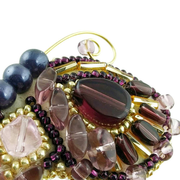 Beadwork kit for creating broоch