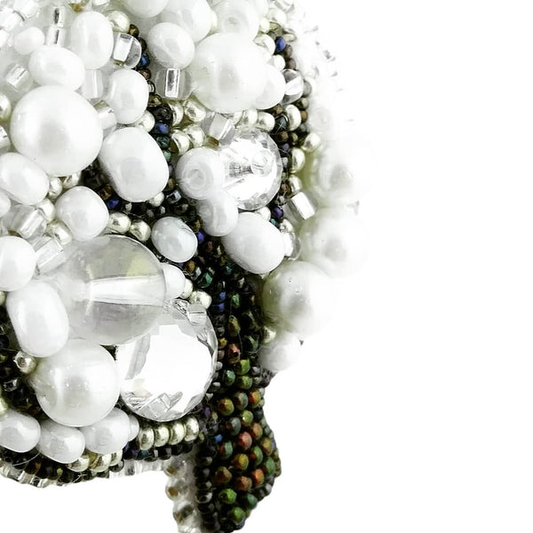 Beadwork kit for creating broоch