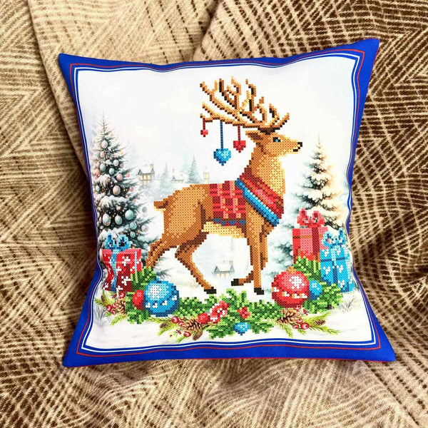 DIY Bead embroidery cushion cover kit