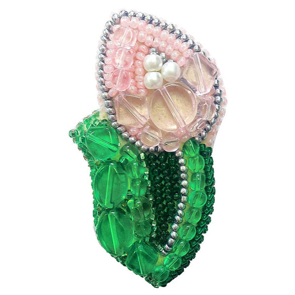 Beadwork kit for creating broоch