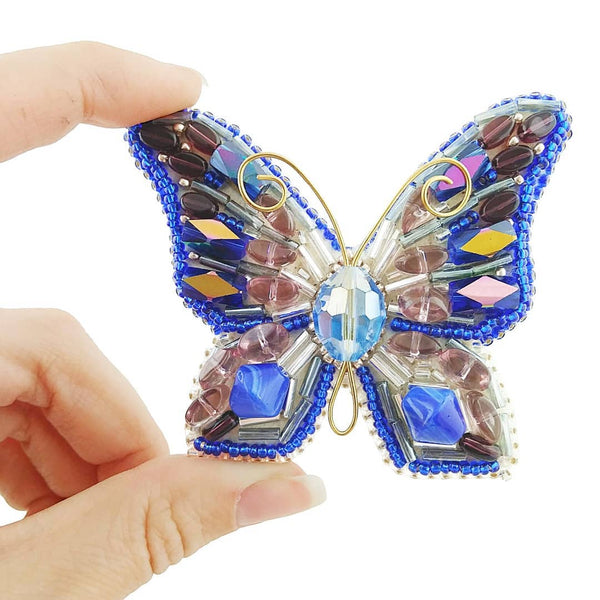 Beadwork kit for creating broоch