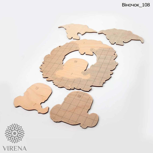 DIY Beaded Door Wreath Kit