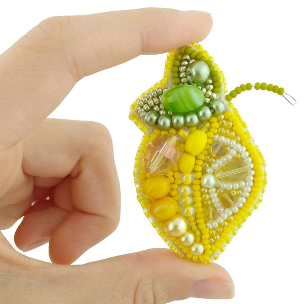 Beadwork kit for creating broоch