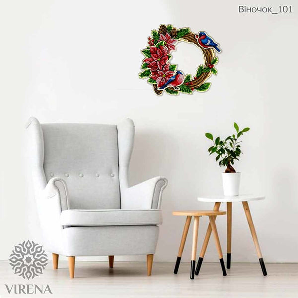 DIY Beaded Door Wreath Kit