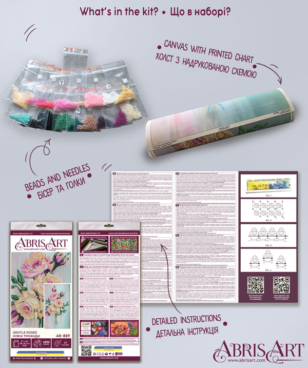 DIY Bead Embroidery Kit