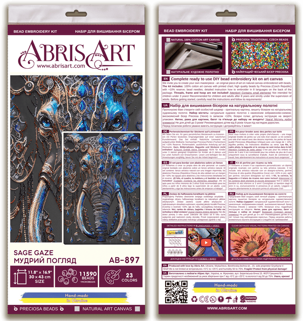 DIY Bead Embroidery Kit