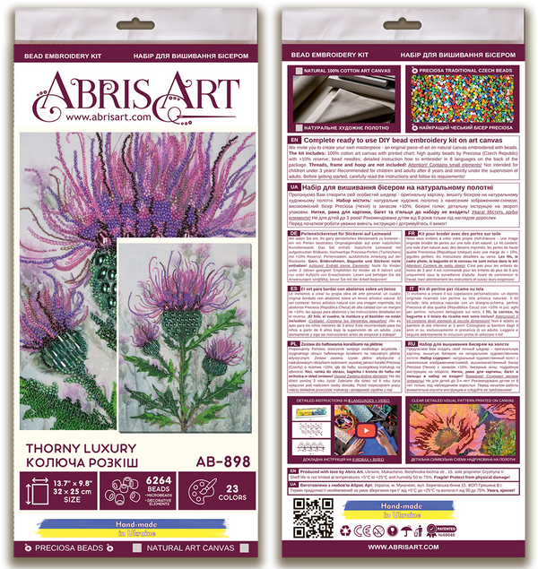 DIY Bead Embroidery Kit