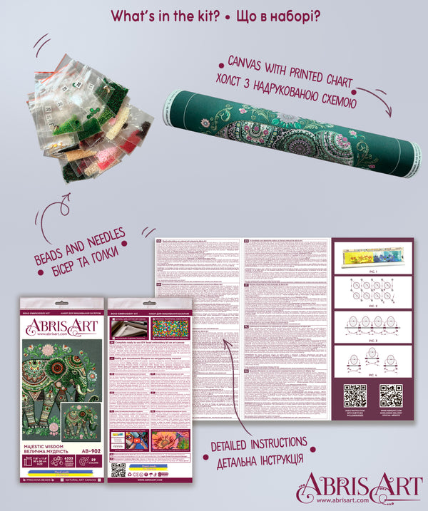 DIY Bead Embroidery Kit