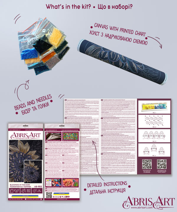 DIY Bead Embroidery Kit