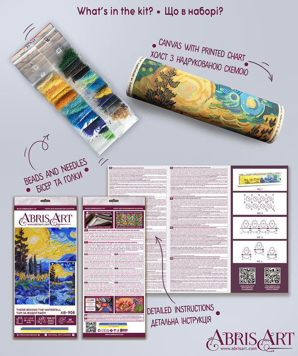 DIY Bead Embroidery Kit