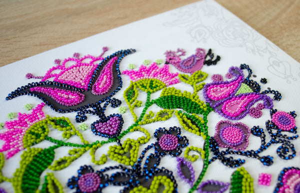 DIY Bead Embroidery Kit