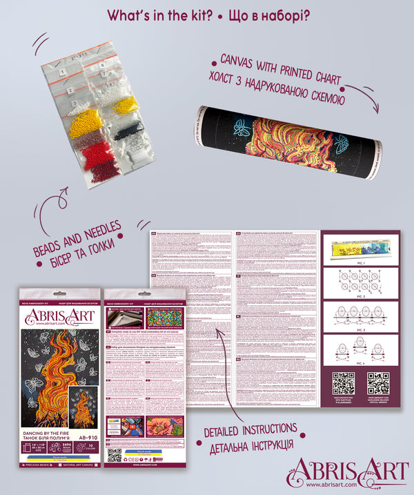 DIY Bead Embroidery Kit