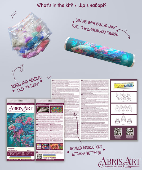 DIY Bead Embroidery Kit