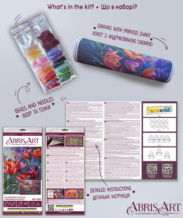 DIY Bead Embroidery Kit