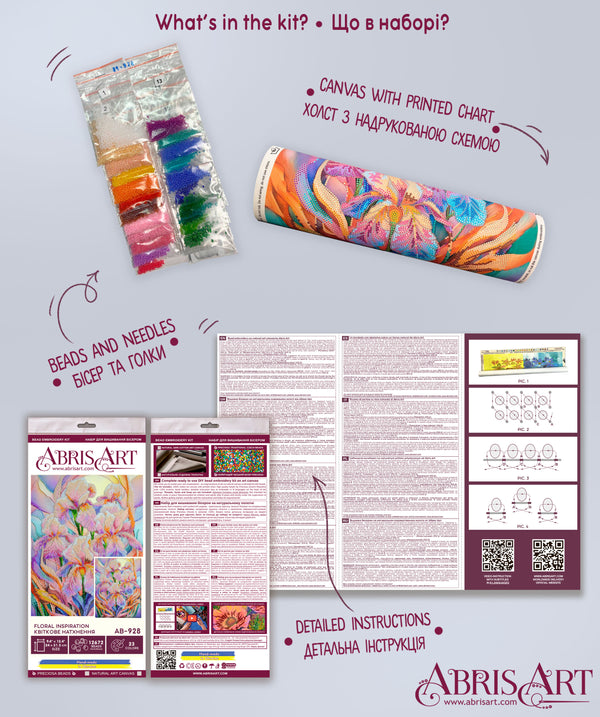 DIY Bead Embroidery Kit