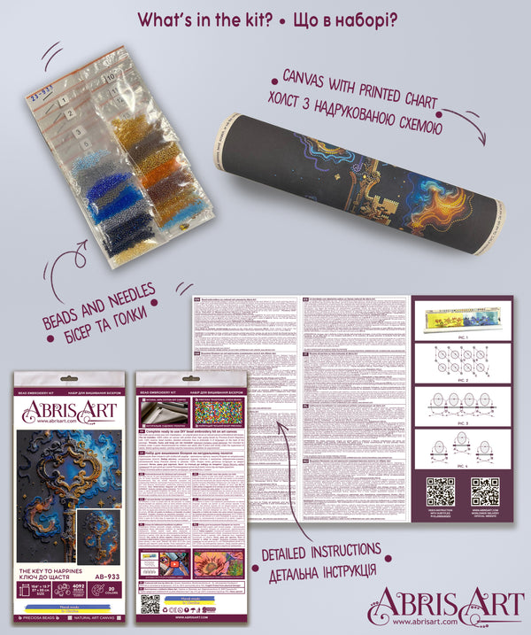 DIY Bead Embroidery Kit