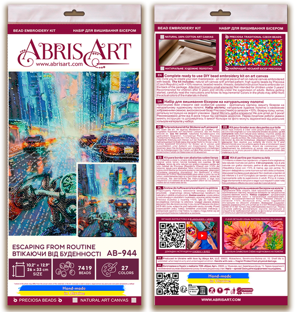 DIY Bead Embroidery Kit