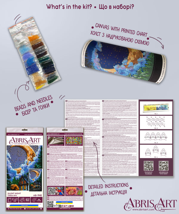 DIY Bead Embroidery Kit