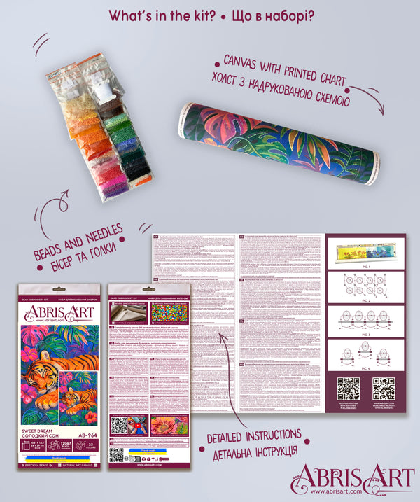 DIY Bead Embroidery Kit