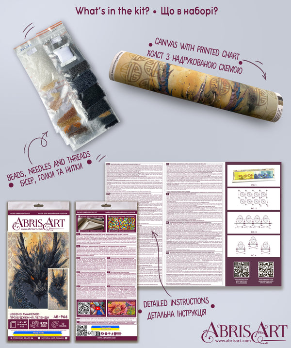 DIY Bead Embroidery Kit