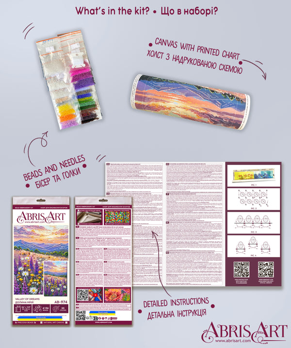 DIY Bead Embroidery Kit