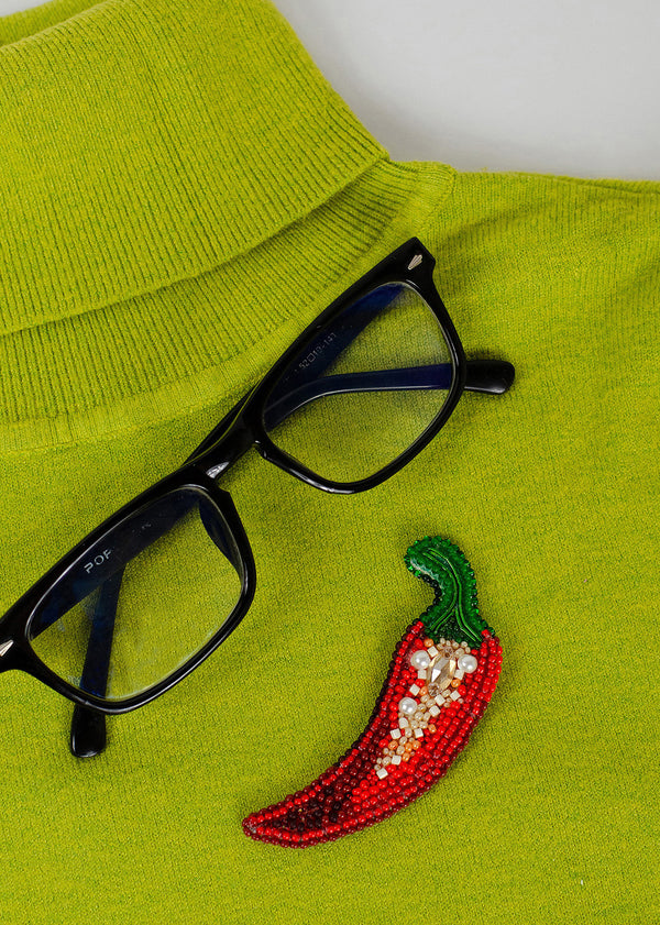 Beadwork kit for creating brooch