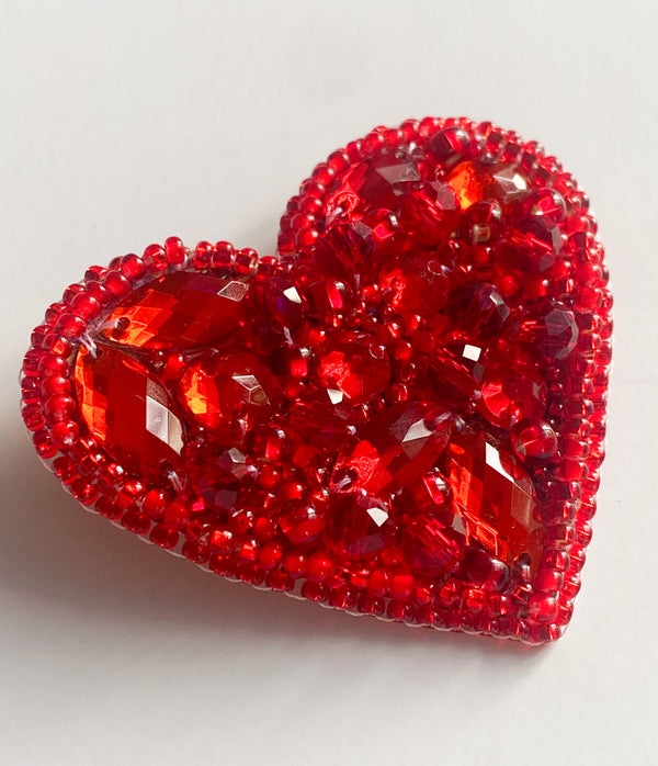 Beadwork kit for creating brooch