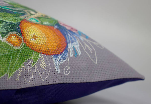 DIY Cross Stitch Pillow Kit