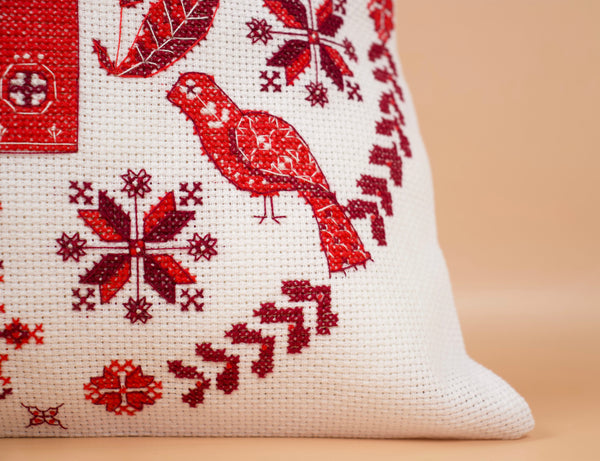DIY Cross Stitch Pillow Kit