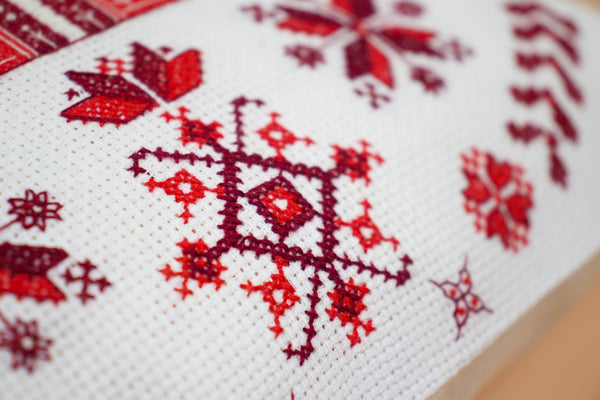 DIY Cross Stitch Pillow Kit