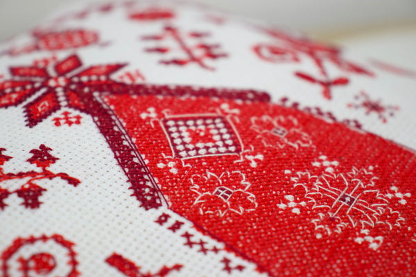 DIY Cross Stitch Pillow Kit