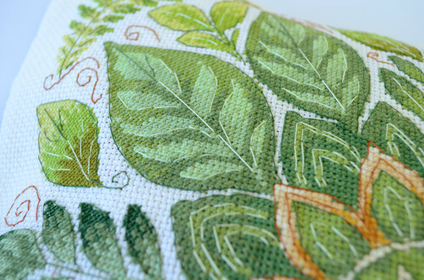 DIY Cross Stitch Pillow Kit