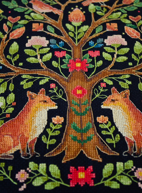 DIY Cross Stitch Pillow Kit