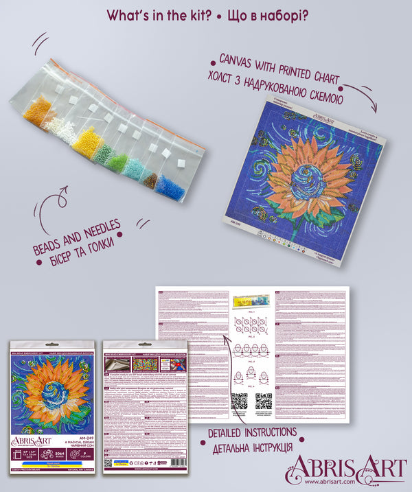 DIY Bead Embroidery Kit