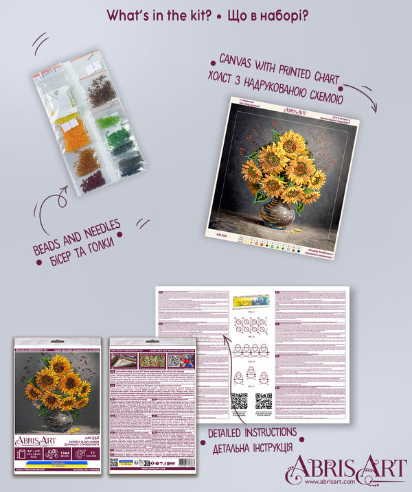 DIY Bead Embroidery Kit