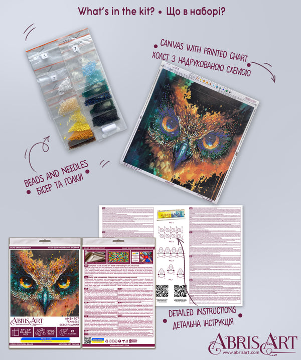 DIY Bead Embroidery Kit