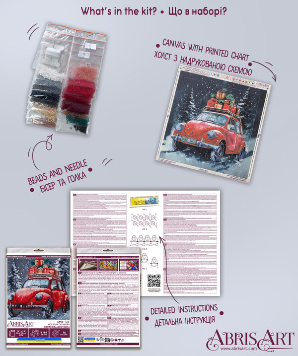 DIY Bead Embroidery Kit