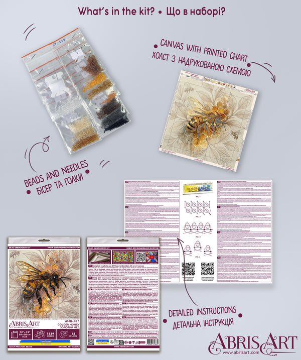 DIY Bead Embroidery Kit