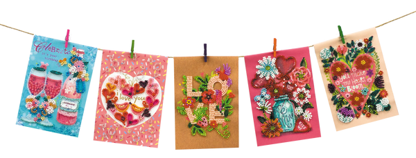 Flags kits with bead embroidery