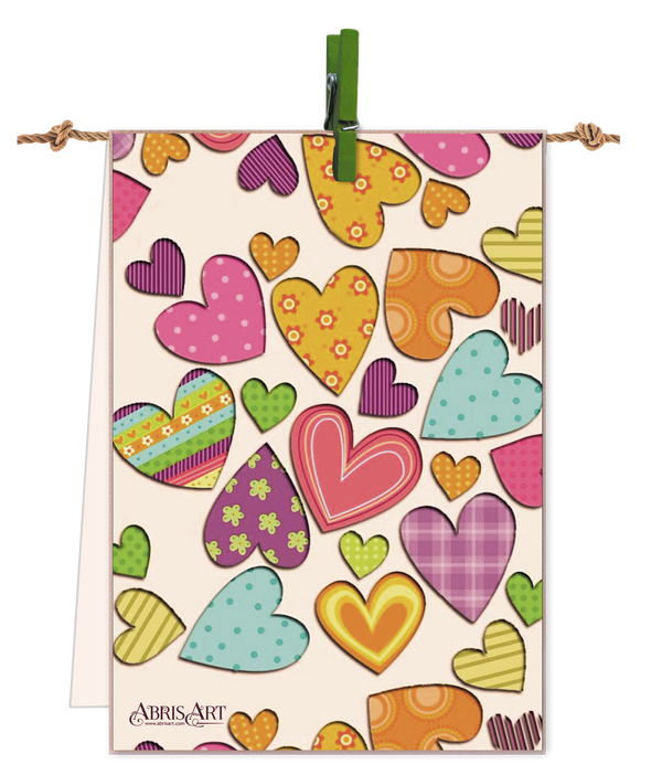 Flags kits with bead embroidery