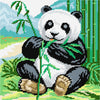 DIY Cross Stitch Kit "Panda " with Printed Tapestry Canvas