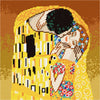 DIY Cross Stitch Kit ""The Kiss", G. Klimt" with Printed Tapestry Canvas