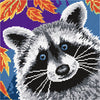 DIY Cross Stitch Kit "Raccoon " with Printed Tapestry Canvas